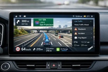 Here mapa Prodajem Auto