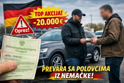 Ilustracija prevare sa polovnjacima Prodajem Auto