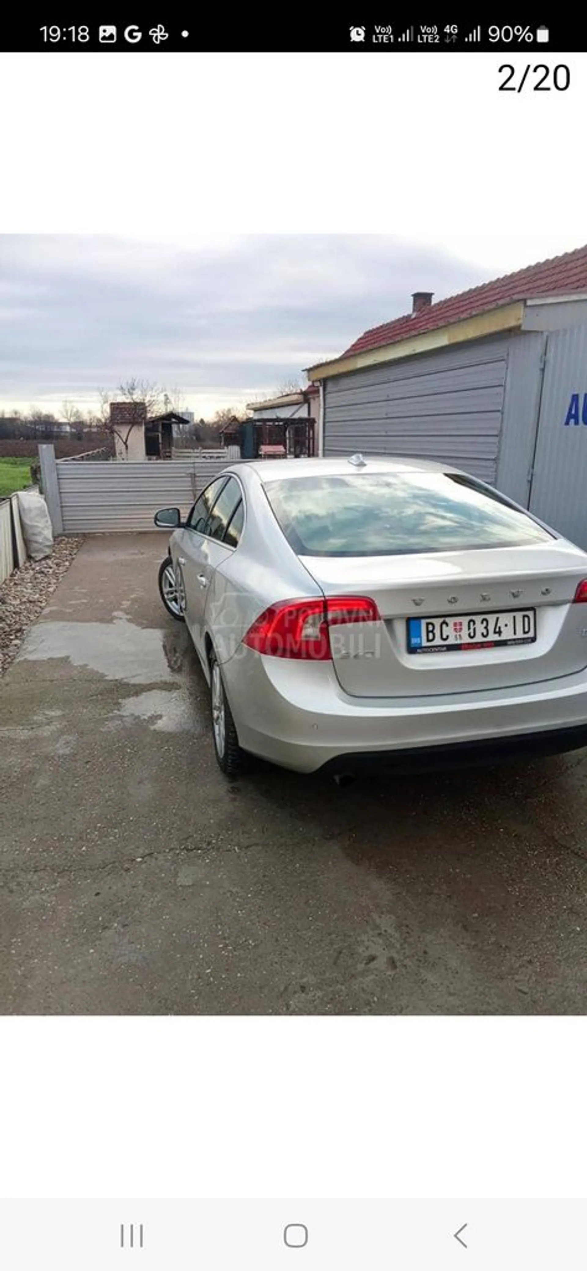 Volvo S60 7.300 € Dizel, 2012 god. Polovni automobili, polovan auto, prodajem auto na sajtu za polovne automobile prodajemauto.rs